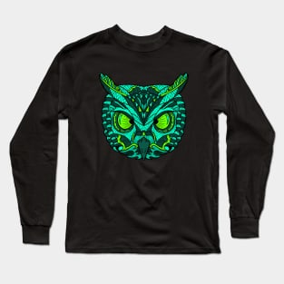 Owl Ornate Long Sleeve T-Shirt